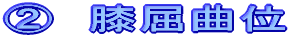 A 膝屈曲位